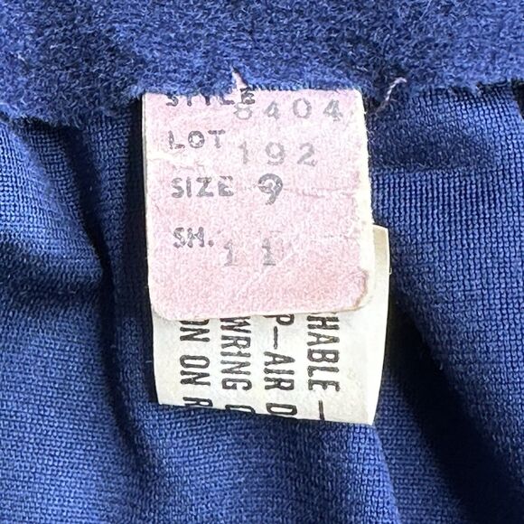 Vtg Blue Dress W/ Shrug 70s 80s Maxi Lace Bell Sleeve Halter Boho Hippie Regency - Picture 14 of 14